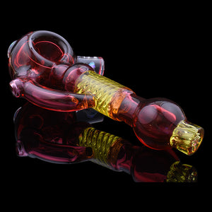 Gold Ruby & Terps Hand Pipe
