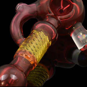 Gold Ruby & Terps Hand Pipe